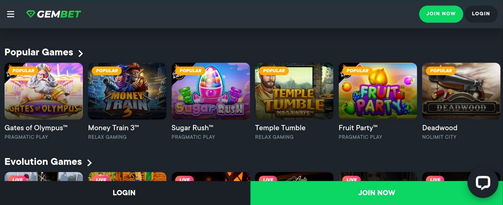 GemBet Gambling enterprise